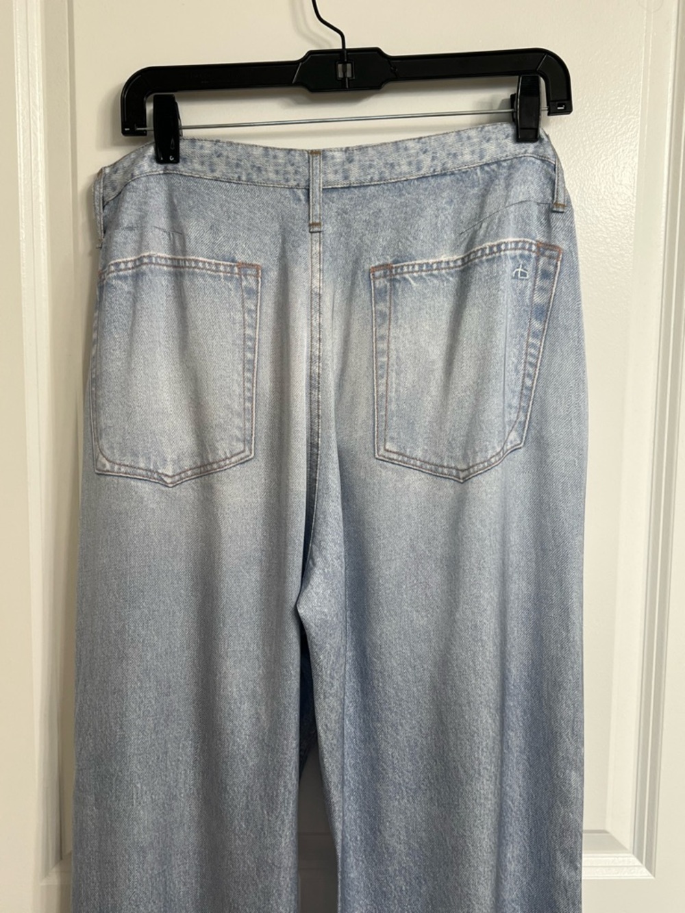 NWT rag & bone Miramar Satin Phoebe Pant in Mica Size Medium - Picture 8 of 11